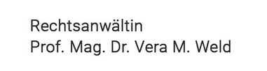Logo Rechtsanwältin Prof. Mag. Dr. Vera M